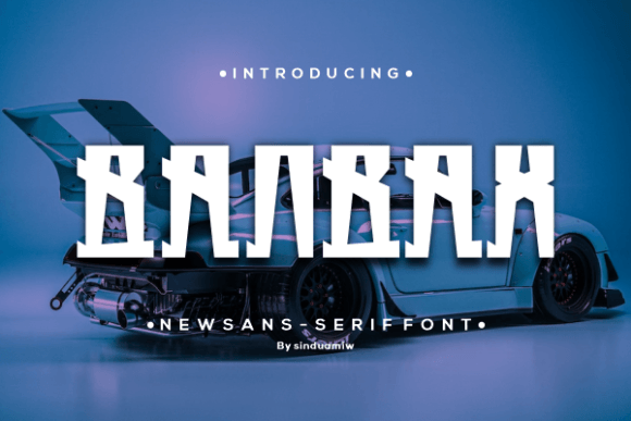Banbax: A Bold Display Font That Strengthens Your Brand