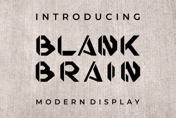 Blank Brain Font: Bold Clarity for Campaign Headlines