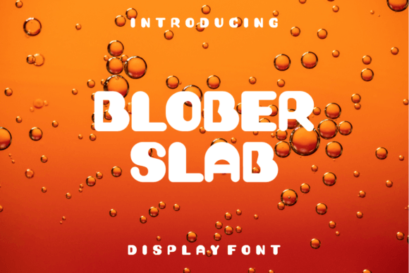 Blober Slab: A Bold Display Font That Holds Up in Real Campaigns