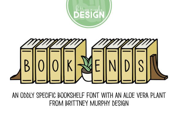 Book Ends: A Display Font That Nods to Bookshelves—Not Bookkeeping