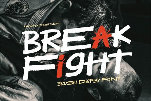 Break Fight: A Bold Display Font for Scroll-Stopping Marketing