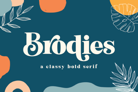 Brodies: A Friendly, Modern Display Font for Digital Brands