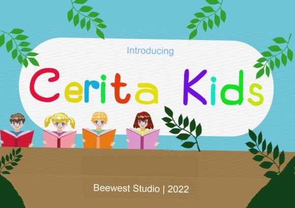 Cerita Kids: A Hand-Drawn Display Font for Warm, Playful Editorial Moments