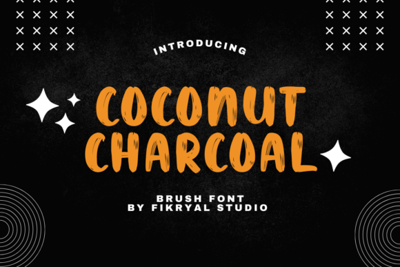 Coconut Charcoal: A Warm, Natural Display Font for Handmade Makers