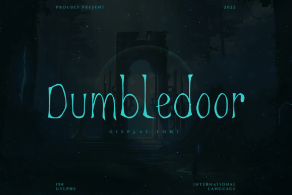 Dumbledoor: A Magical Display Font for Digital Branding