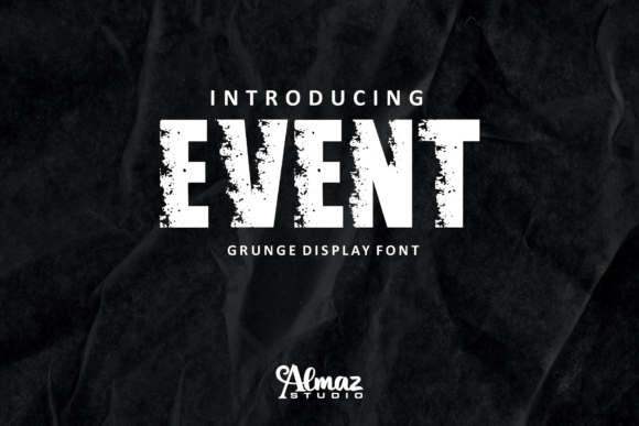 Event Font: A Bold, Real-World Display Typeface for Small Businesses