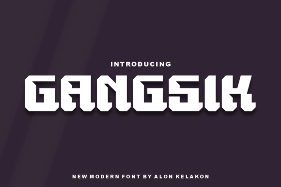 Gangsik: A Bold Display Font That Elevates Your Brand