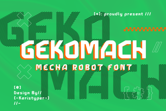 Gekomach: A Futuristic Display Font for Scroll-Stopping Campaigns