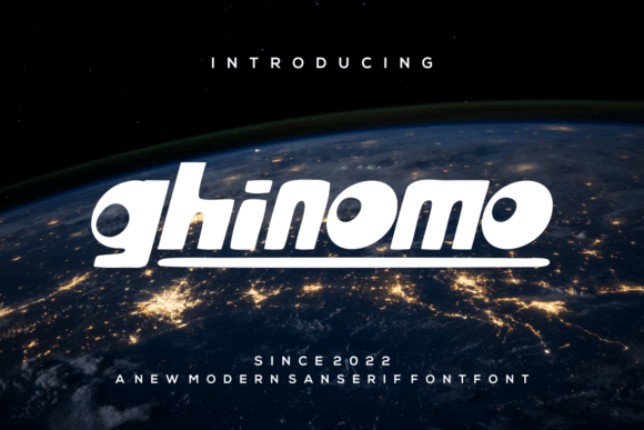 Ghinomo: A Sweet, Elegant Display Font for Thoughtful Branding