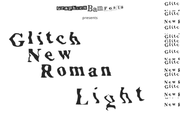Glitch New Roman Light: A Display Typeface That Pops on the Web