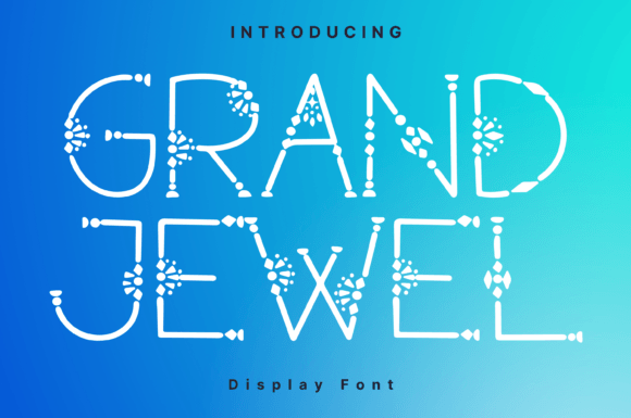 Grand Jewel: A Decorative Font That Elevates Brand Messaging