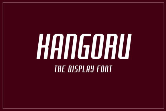 Kangoru: A Display Font That Lifts Your Digital Headlines