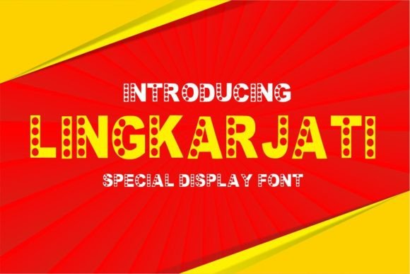 Lingkarjati: A Display Font That Commands Attention—Without Screaming