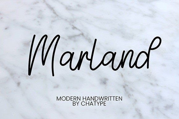 Marland: A Delicate Script Font That Elevates Digital Branding