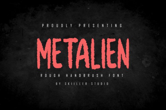 Metalien: A Thoughtful Display Font for Editorial Identity