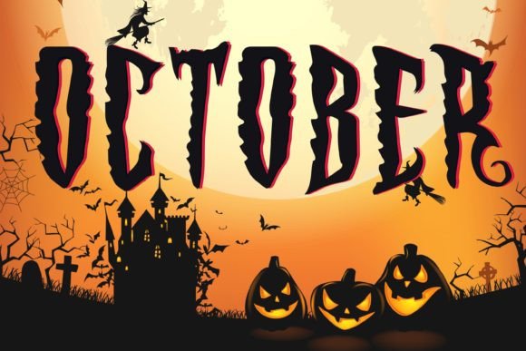 October: A Display Font That Sets the Mood