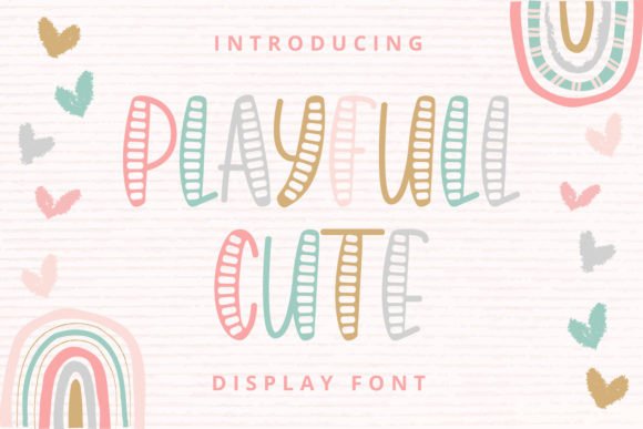 Playfull Cute Font: A Handmade Designer’s Go-To Display Typeface