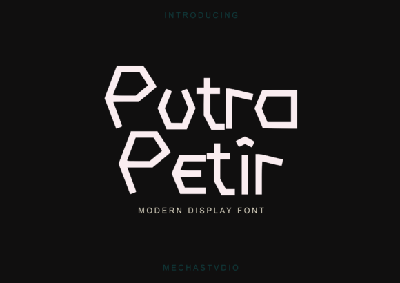 Putra Petir Display Font for Handmade Creators