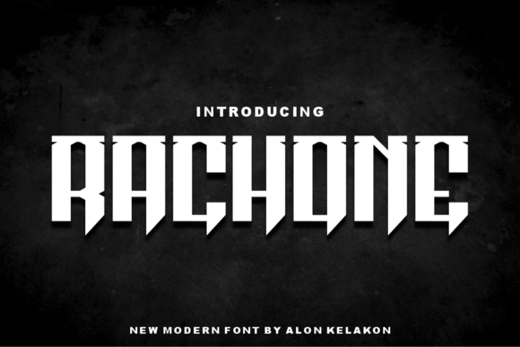 Rachone Display Font for Handmade Labels & Branding