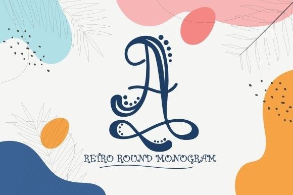 Retro Round Monogram: A Display Typeface That Anchors Digital Branding