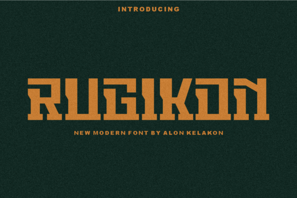 Rugikon: A Modern Display Font for Scroll-Stopping Campaigns