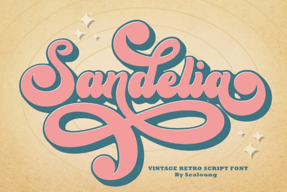 Sandelia: A Retro Script Font That Builds Brand Trust