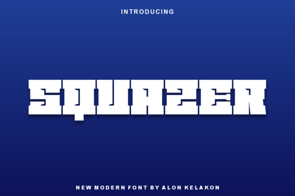 Squazer: A Bold Display Font That Actually Works
