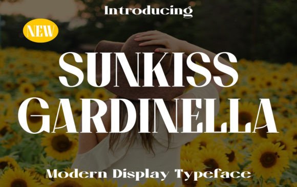 Sunkiss Gardinella: A Display Font That Earns Its Place in Real Campaigns