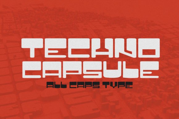 Techno Capsule: A Bold Display Font That Makes Your Brand Stand Out