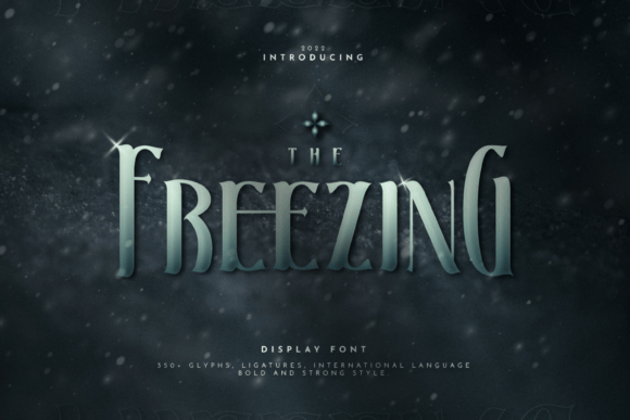 The Freezing: A Display Font That Gives Your Brand Instant Presence