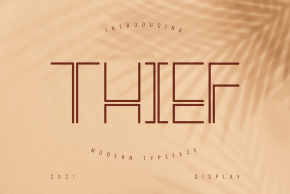 Thief: A Display Font That Steals Attention—Strategically