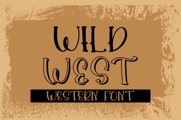 Wild West Font: A Handwritten Display Typeface for Bold Digital Branding